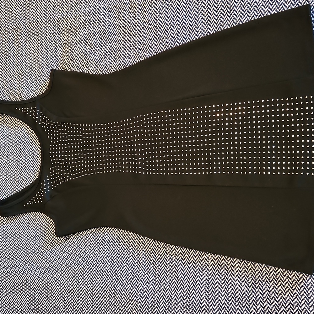Elegant Black Sleeveless Dress